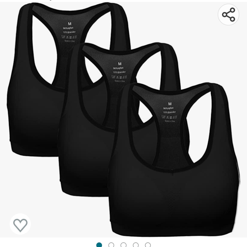 BUNDLE (3) THREE SPORTS BRAS XL - Picture 7 of 8